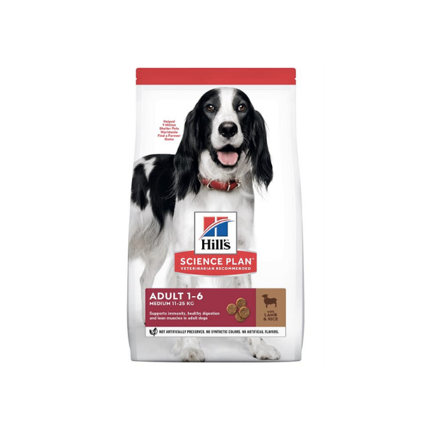 Hill's Science Plan hundefoder Voksen Medium - Lam/Ris